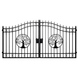 Chery Industrial 14x8 ft Steel Dual Swing Driveway Gate