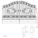 Chery Industrial 14x8 ft Steel Dual Swing Driveway Gate