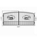Chery Industrial 14x8 ft Steel Dual Swing Driveway Gate