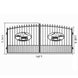 Chery Industrial 14x8 ft Steel Dual Swing Driveway Gate