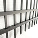 Chery Industrial 10x7 ft Steel Fence with 3 Rails, 30 Panels