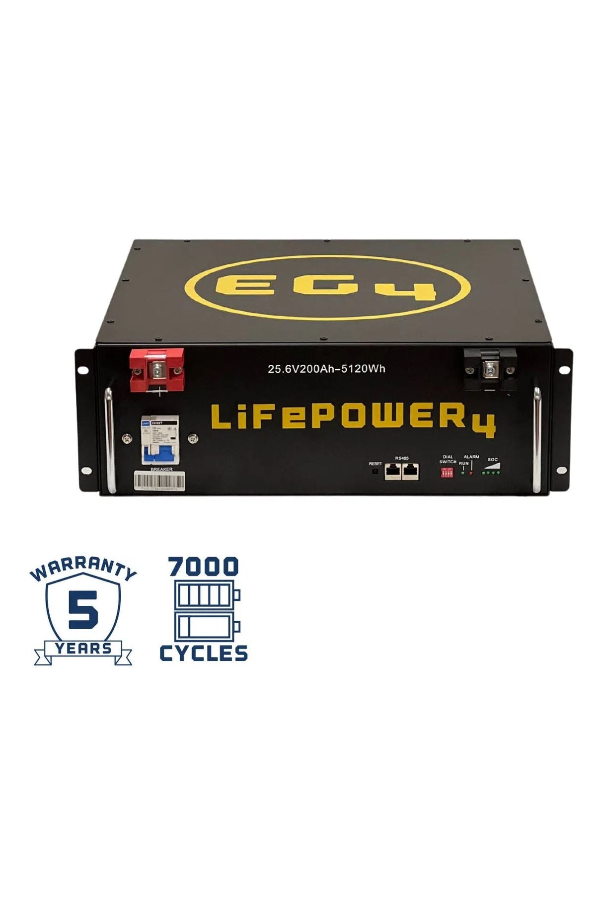 EG4 | LifePower4 Lithium Battery | 24V 200AH | Server Rack Battery