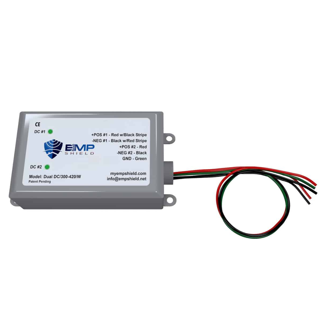 EMP Shield - Dual 300-420 Volt DC Solar / Wind (Dual-DC-300-420-W)