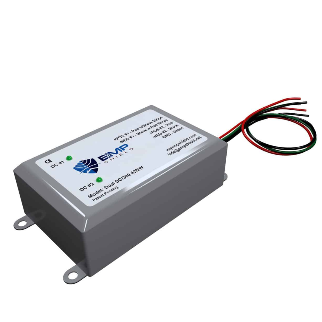 EMP Shield - Dual 300-420 Volt DC Solar / Wind (Dual-DC-300-420-W)