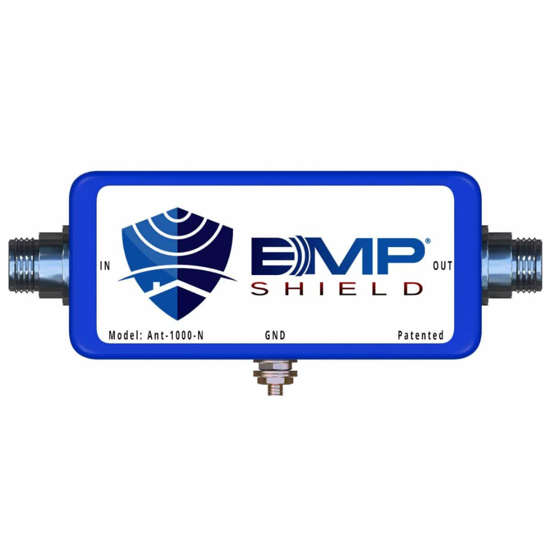 EMP Shield - HF/VHF/UHF Radio EMP Protection up to 1500 Watts with N-Connectors (ANT-1500-N)