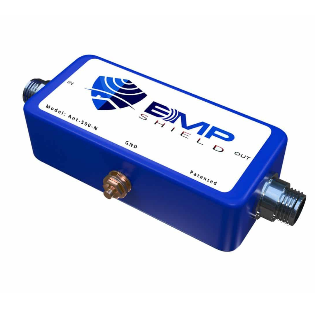 EMP Shield - HF/VHF/UHF Radio EMP Protection up to 500 Watts with N-Connectors (ANT-500-N)