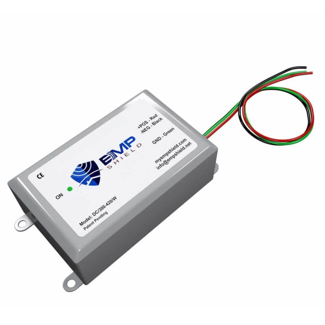 EMP Shield - Single DC 300-420 Volt Solar / Wind EMP Protection (DC-300-420-W)