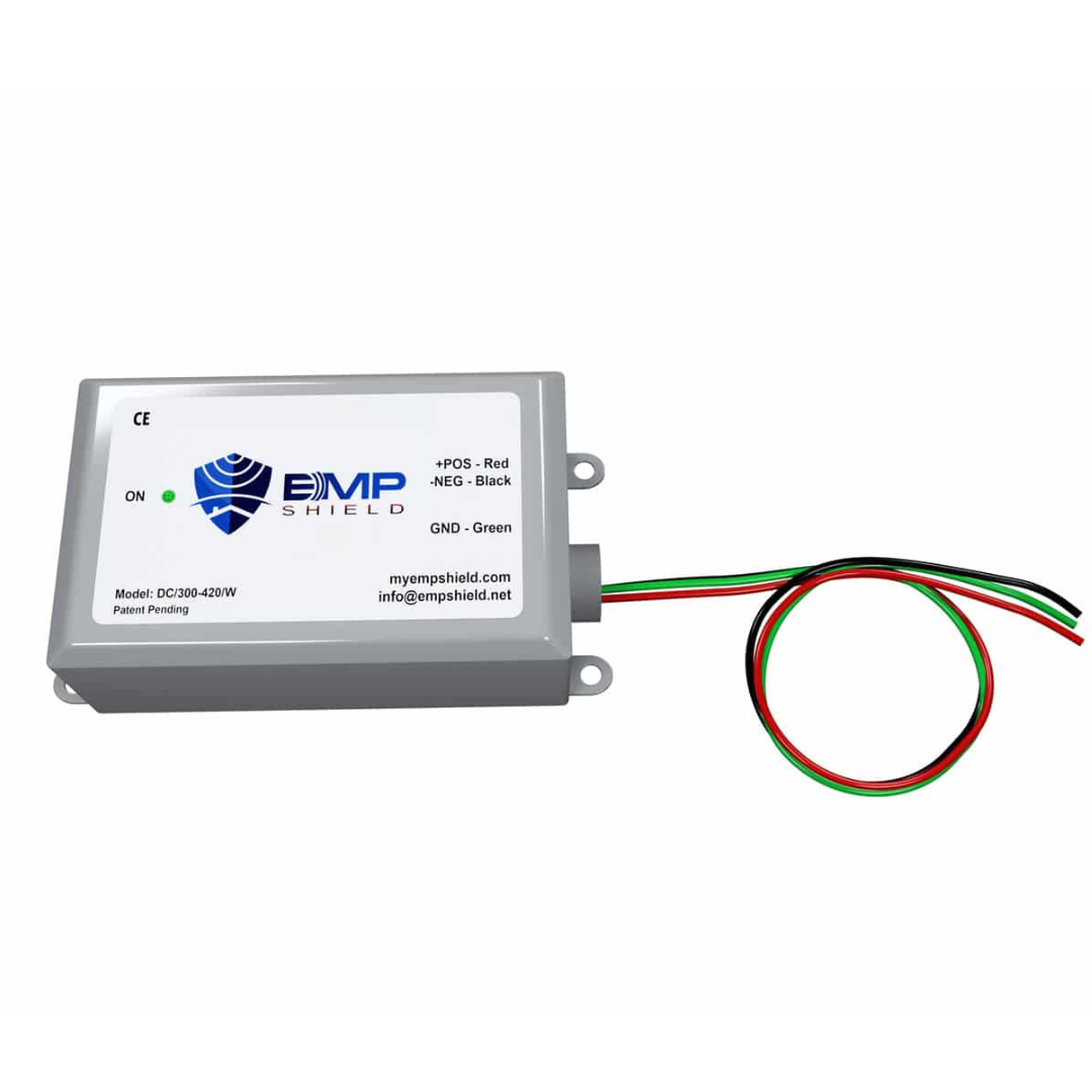 EMP Shield - Single DC 300-420 Volt Solar / Wind EMP Protection (DC-300-420-W)