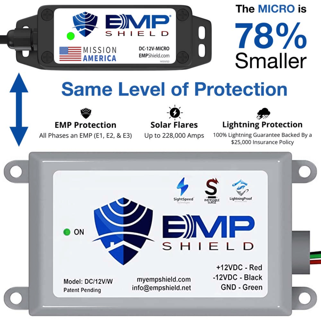 EMP Shield Micro – EMP & Lightning Protection for Vehicles (DC-12V-MICRO)