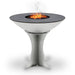 Arteflame 40" Platinum Series - Stainless Fire Bowl Flat-Top Grill with Euro Base (Stainless or Powder-Coated: Black/Red/Yellow)