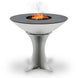 Arteflame 40" Platinum Series - Stainless Fire Bowl Flat-Top Grill with Euro Base (Stainless or Powder-Coated: Black/Red/Yellow)