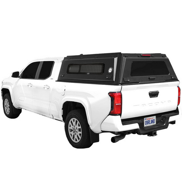 OVS | Expedition Pro+ Truck Cap W/ Full Windows, Wing Doors, and 3rd Brake Light | 70200001