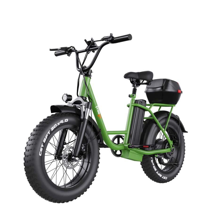 Freego FB-20X Cargo E-Bike | 750W, 20x4 Fat Tire - 15Ah Battery With Rear Trunk