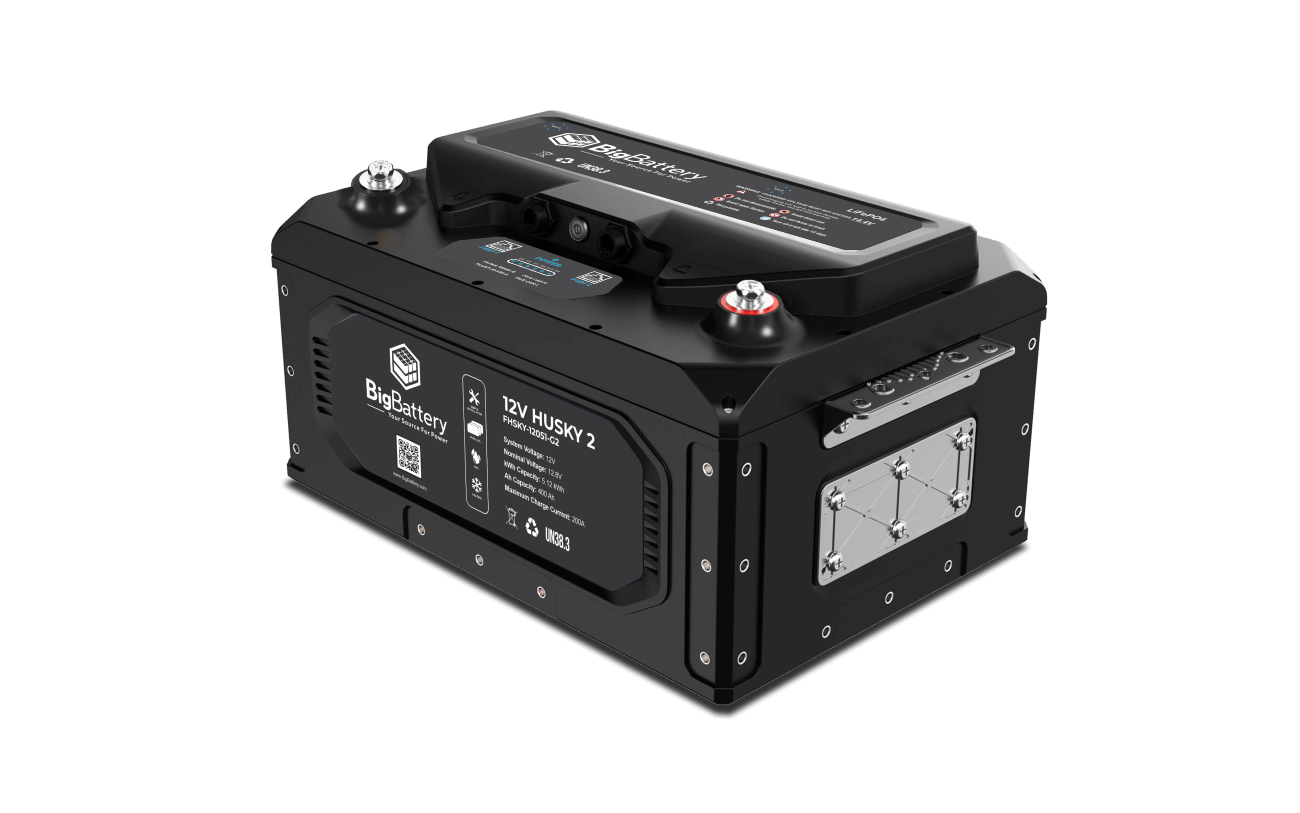 12V HUSKY 2 INV Lithium Battery 5.12kWh 400Ah | LiFePO4 | Inverter Comms | RV | Off-Grid | Marine Battery - Image 3