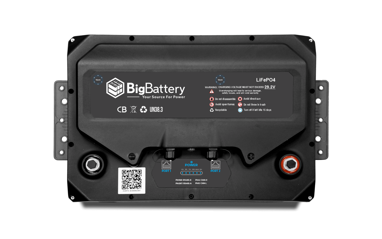 24V HUSKY 2 INV Lithium Battery 5.12kWh 200Ah | LiFePO4 | Inverter Comms | RV | Off-Grid | Marine Battery - Image 4