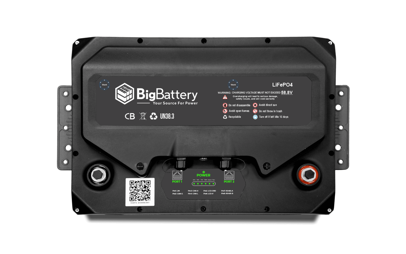 48V HUSKY 2 PWR | 5.12kWh LiFePO4 - High Power | Golf Cart | UTV | Industrial Battery - Image 4