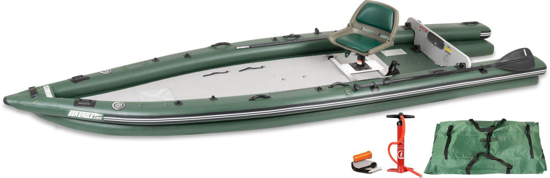 Sea Eagle FSK16 FishSkiff™ - Swivel Seat Canopy - Storage View