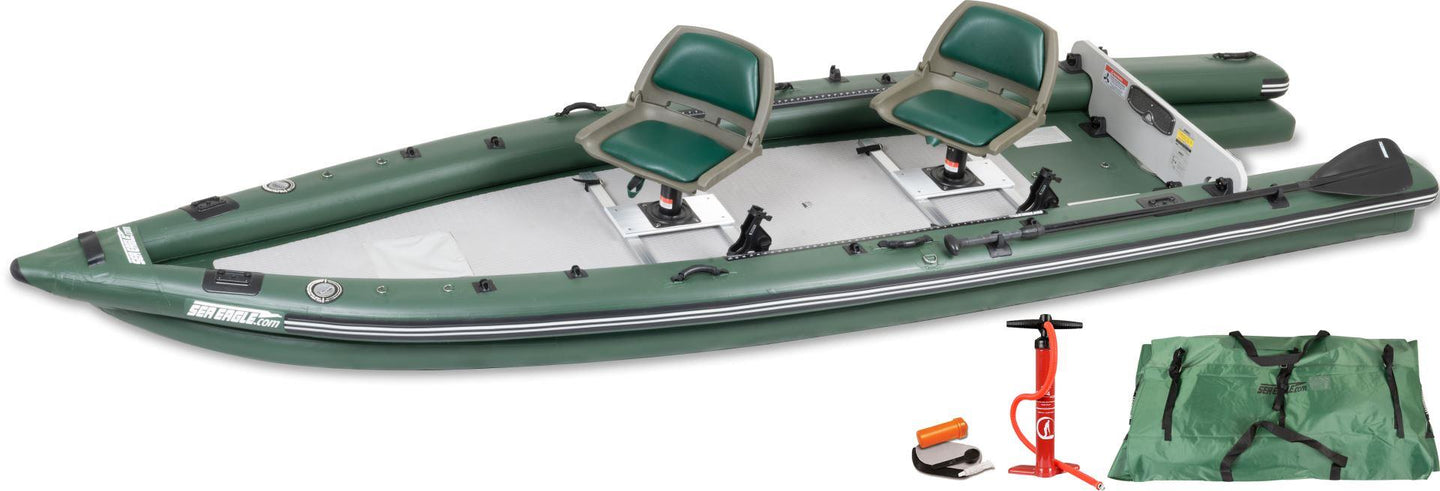 Sea Eagle FSK16 FishSkiff™ - Swivel Seat Canopy - Comparison