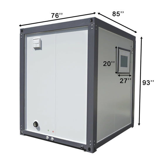 Chery Industrial Portable Toilet with Fan-shaped Door Shower