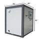 Chery Industrial Portable Toilet with Fan-shaped Door Shower