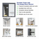 Chery Industrial Portable Toilet with Fan-shaped Door Shower