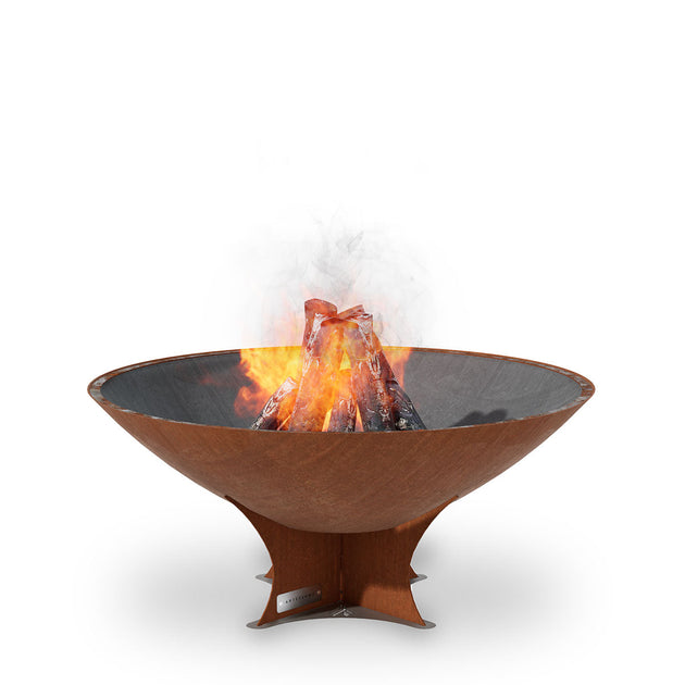 Arteflame Classic 40" - Fire Pit (CORTEN Bowl; Short Round / Short Euro / Built-In No Base)