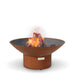 Arteflame Classic 40" - Fire Pit (CORTEN Bowl; Short Round / Short Euro / Built-In No Base)