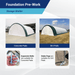 Chery Industrial W30'xL85'xH15' Single Truss Arch Storage Shelter