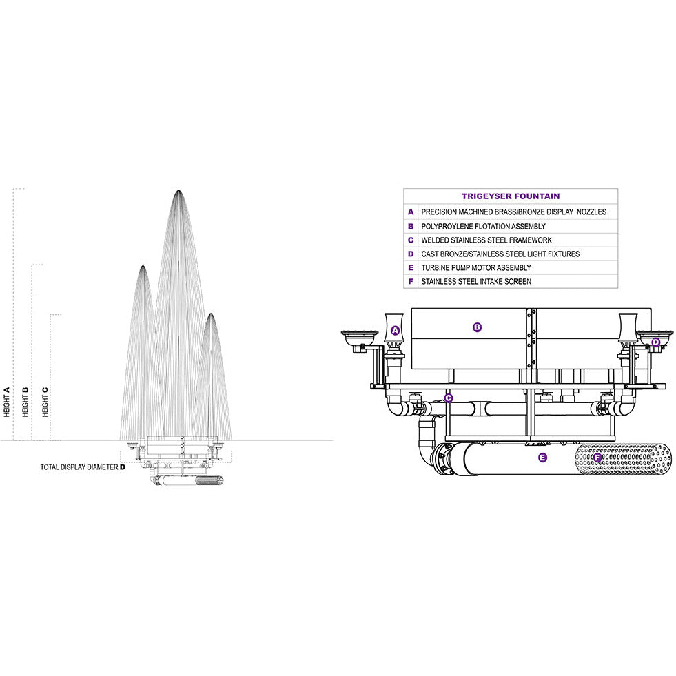 Vertex | TriGeyser Commercial Fountain
