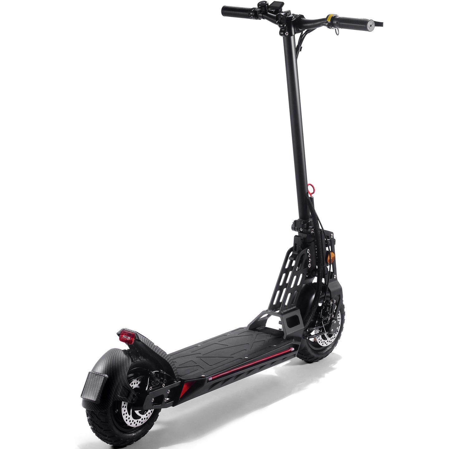 MotoTec Free Ride 48v 600w Lithium Electric Scooter Black - Image 4