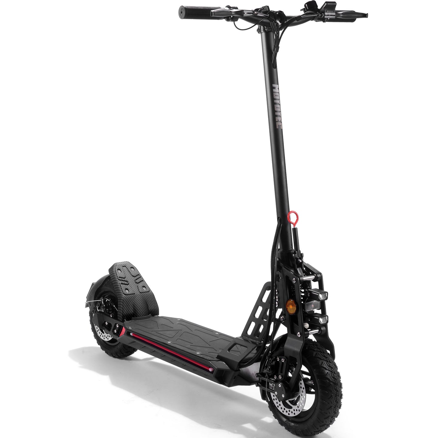 MotoTec Free Ride 48v 600w Lithium Electric Scooter Black - Image 6