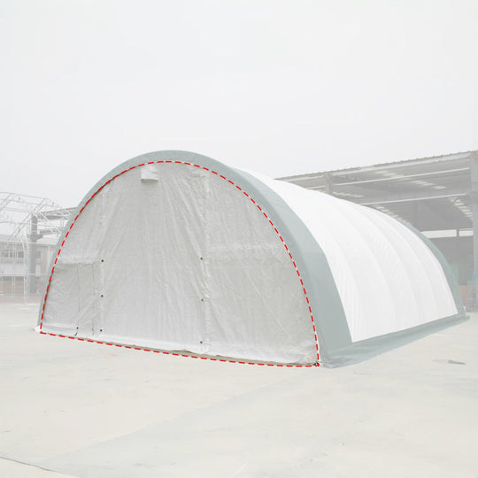 Chery Industrial Front/Rear Panel with Roll-up Door for W30'xH15' Storage Shelter