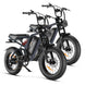 Happyrun Tank G60 Pro 2000W Moped Style Offroad Electric Bike Fat Tire