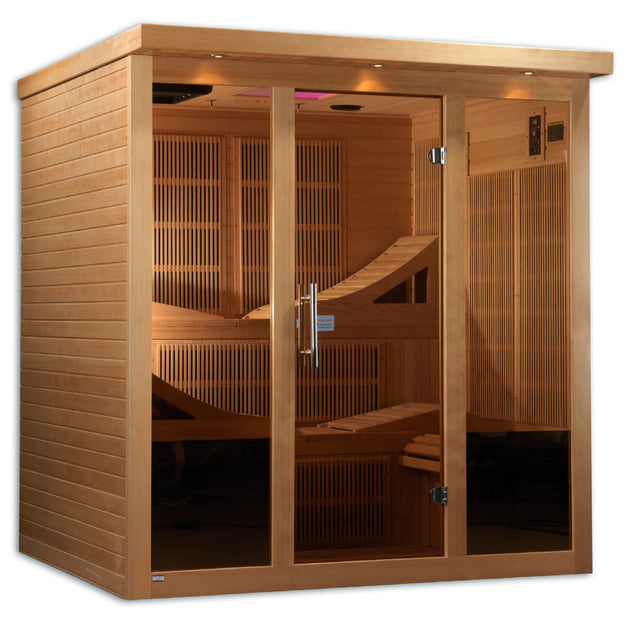 Golden Designs | "Monaco" Near Zero EMF Far IR Sauna | GDI-6996-01