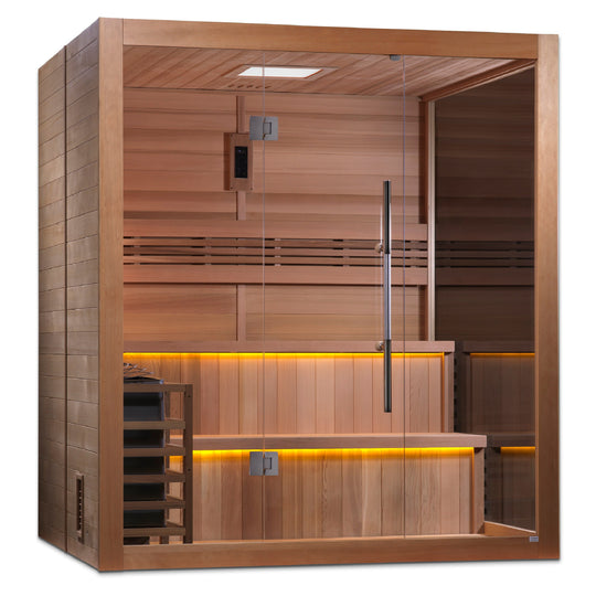Golden Designs | "Kuusamo" 6 Person Traditional Sauna | GDI-7206-01