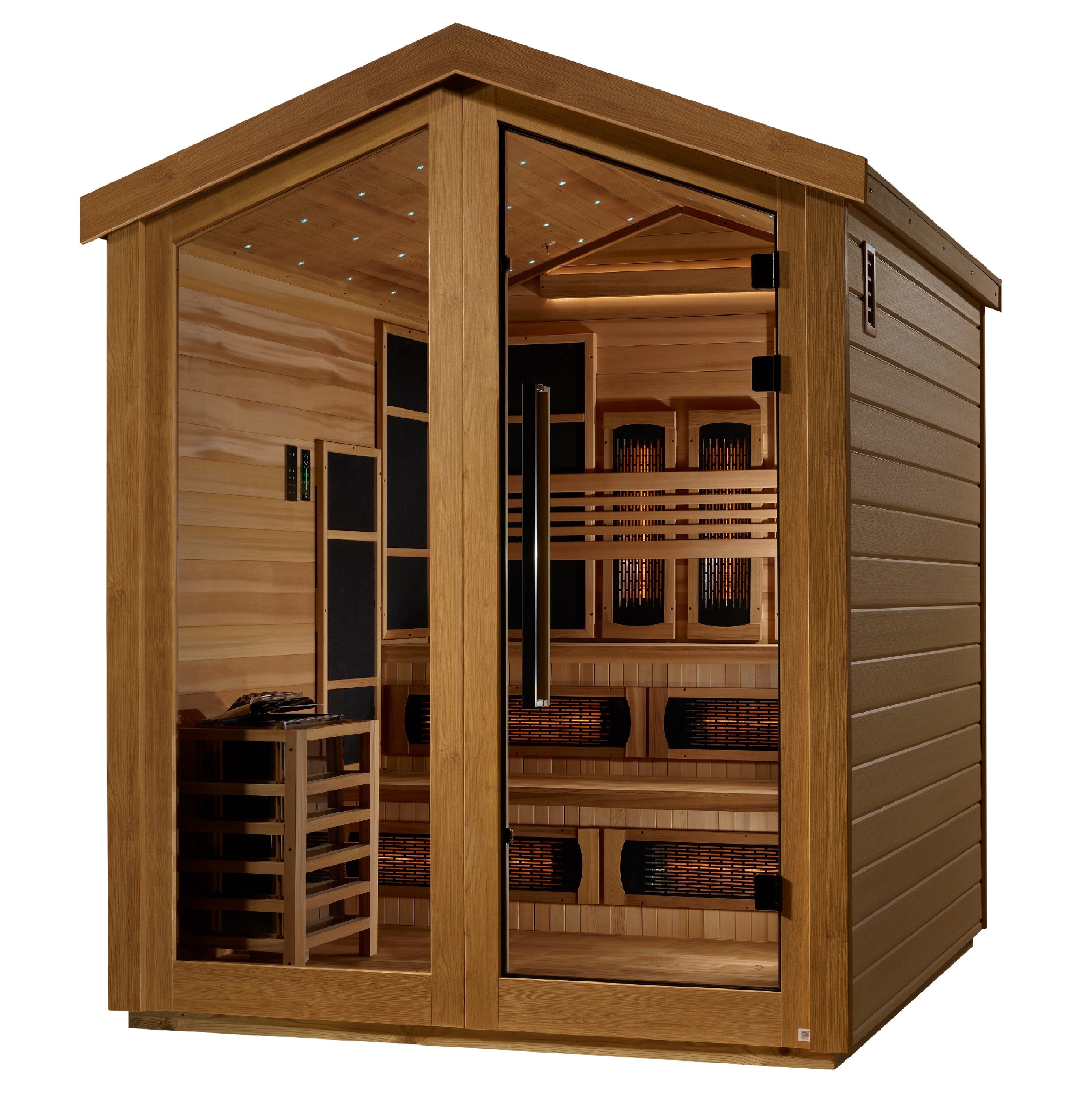 Golden Designs Kaskinen Hybrid Outdoor Sauna - Thumbnail 4