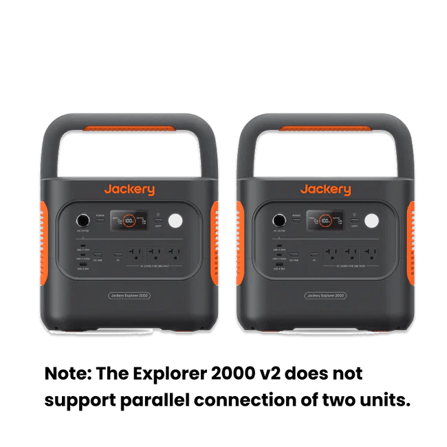 2 x Jackery Solar Generator 2000 v2 + 2 x SolarSaga 200W Portable Solar Panel