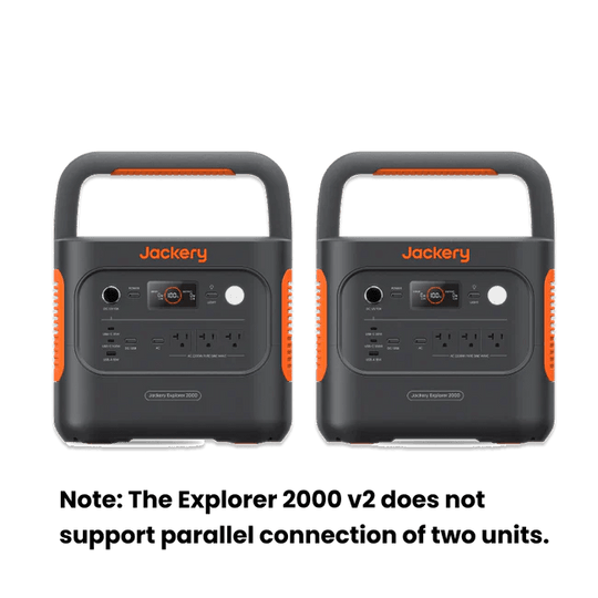 2 x Jackery Solar Generator 2000 v2 + 2 x SolarSaga 200W Portable Solar Panel