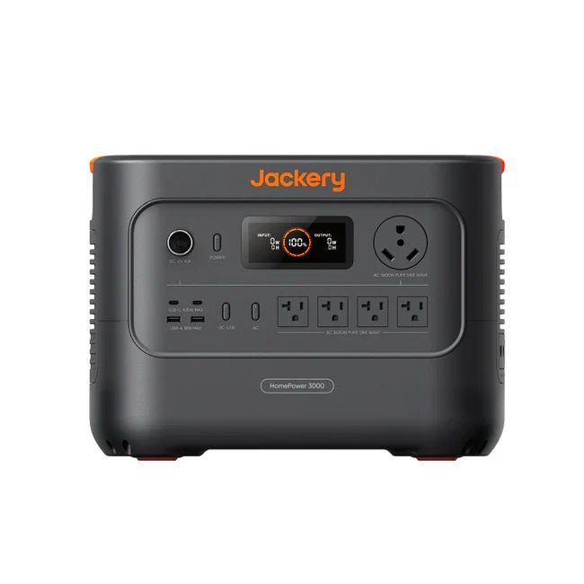 Jackery HomePower 3000 Solar Generator + 2 x SolarSaga 200W Portable Solar Panel + Trolley