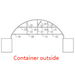 Chery Industrial Half Front Panel for W40'xL40'xH13' (container outside)