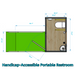 Chery Industrial Handicap-Accessible Portable Restroom for Disabled