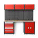 Chery Industrial | Heavy Duty Steel Garage Cabinet Storage System (7 Drawers & 4 Cabinets)