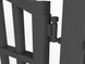 Chery Industrial 20x8 ft Dual Swing Driveway Gate with Ornamental Posts