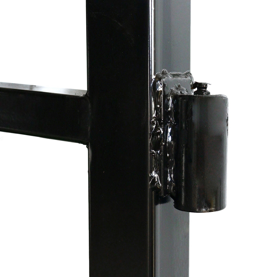 Chery Industrial 20x8 ft Steel Dual Swing Driveway Gate with Wider Goalposts