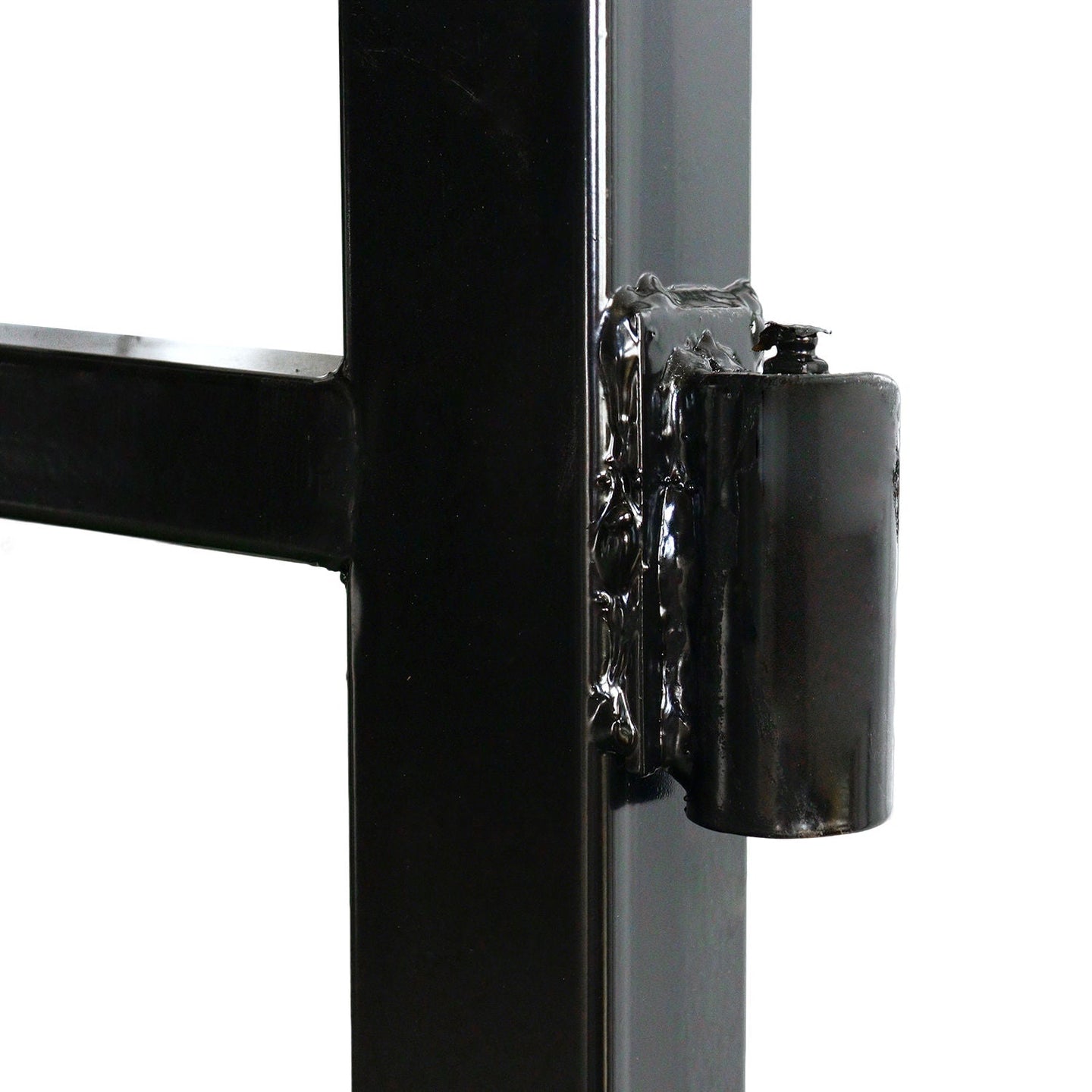 Chery Industrial 20x8 ft Steel Dual Swing Driveway Gate with Wider Goalposts