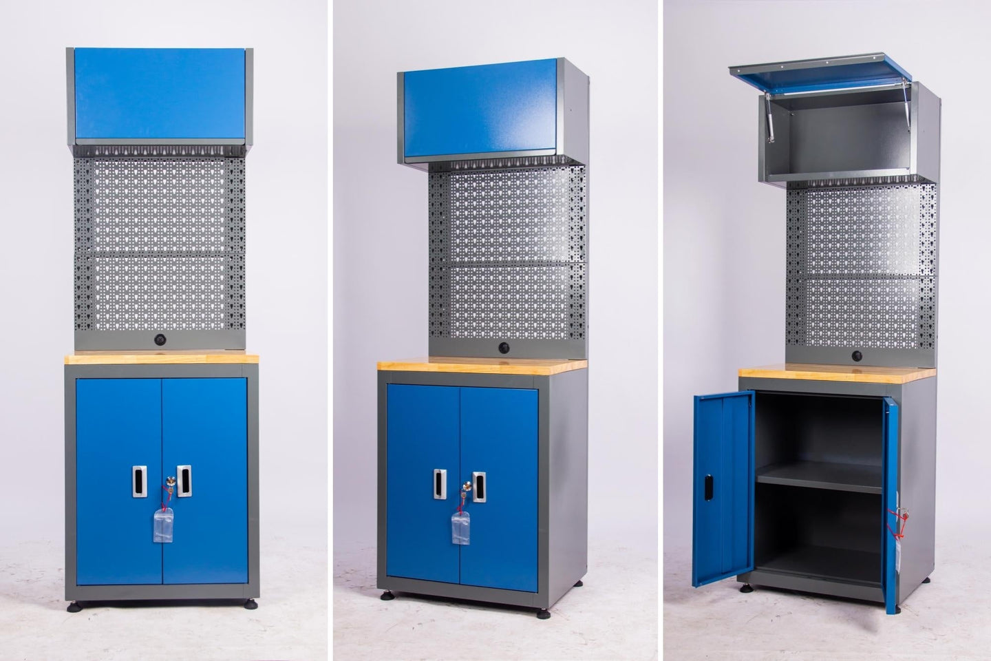 Chery Industrial Heavy Duty Steel Garage Cabinet Storage System (7 Drawers & 4 Cabinets)