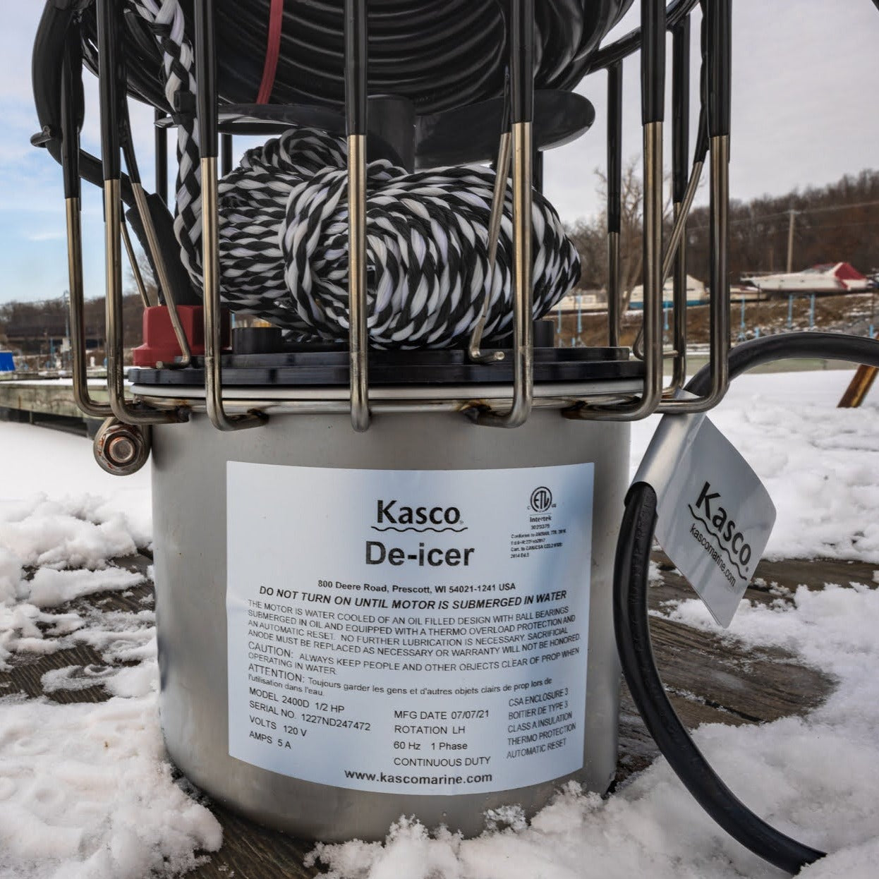 Kasco Marine | Dock & Marina De-Icer