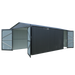 Chery Industrial | 10'x20' Plus Upgraded Metal Garage Shed with Double Front Doors, Side Entry Door