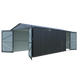 Chery Industrial | 10'x20' Plus Upgraded Metal Garage Shed with Double Front Doors, Side Entry Door