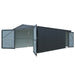 Chery Industrial | 13'x20' Plus Upgraded Metal Garage Shed with Double Front Doors, Side Entry Door